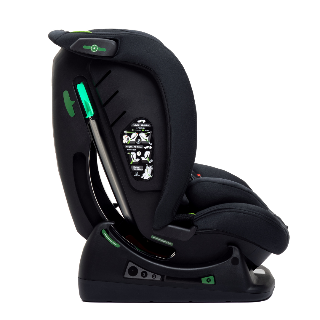 Kepler i-Size Convertible Car Seat - Carbon Black